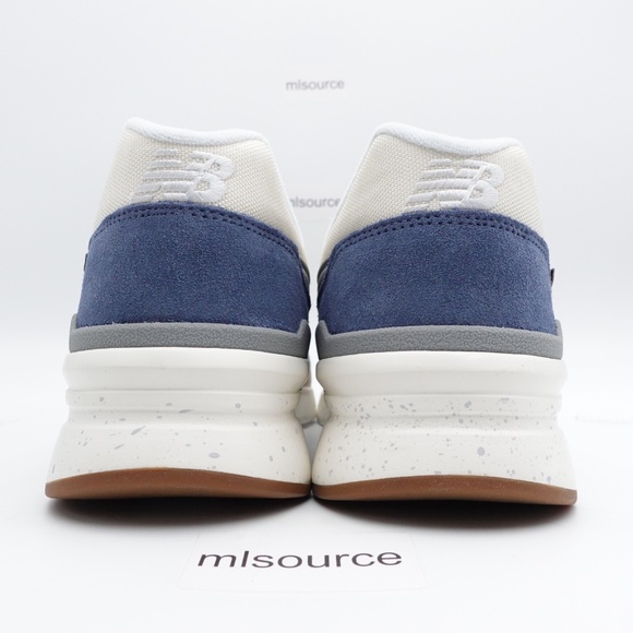 NEW Size 14 Men's New Balance 997H Cordura Sneakers CM997HZO White/Sea Salt - Picture 5 of 7